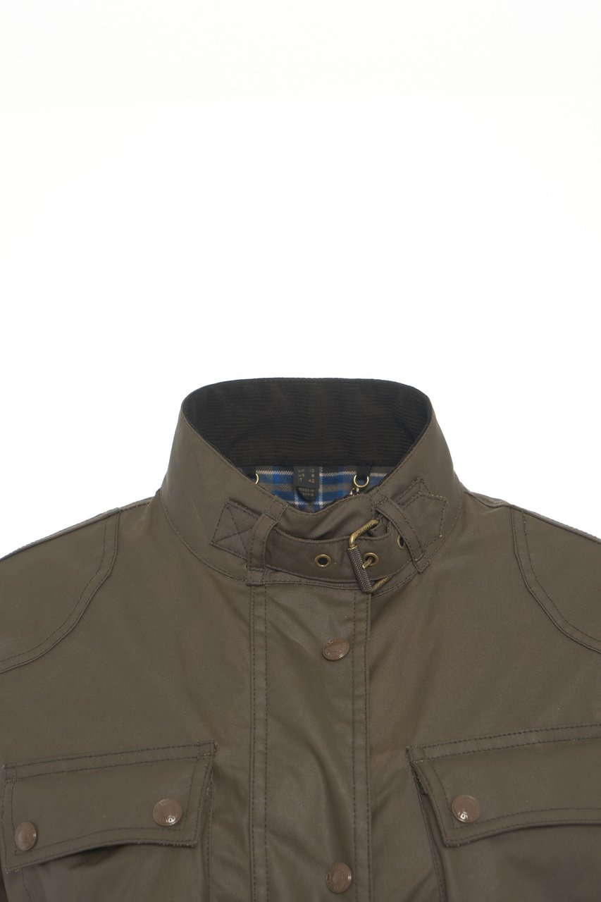 Belstaff Waxed Jacket 'Trialmaster' Groen