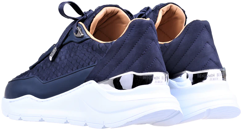 Benjamin Berner Heren Sneaker Blauw