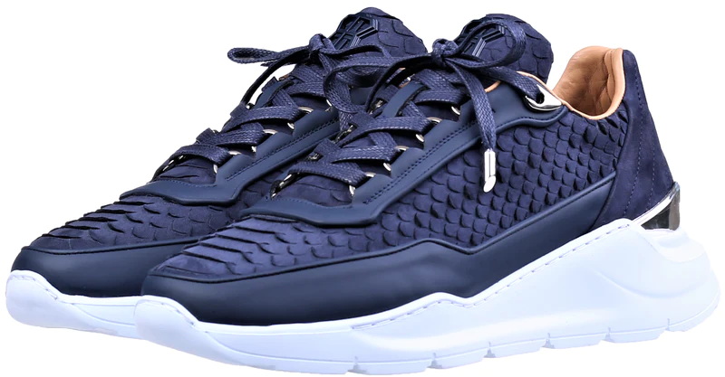 Benjamin Berner Heren Sneaker Blauw