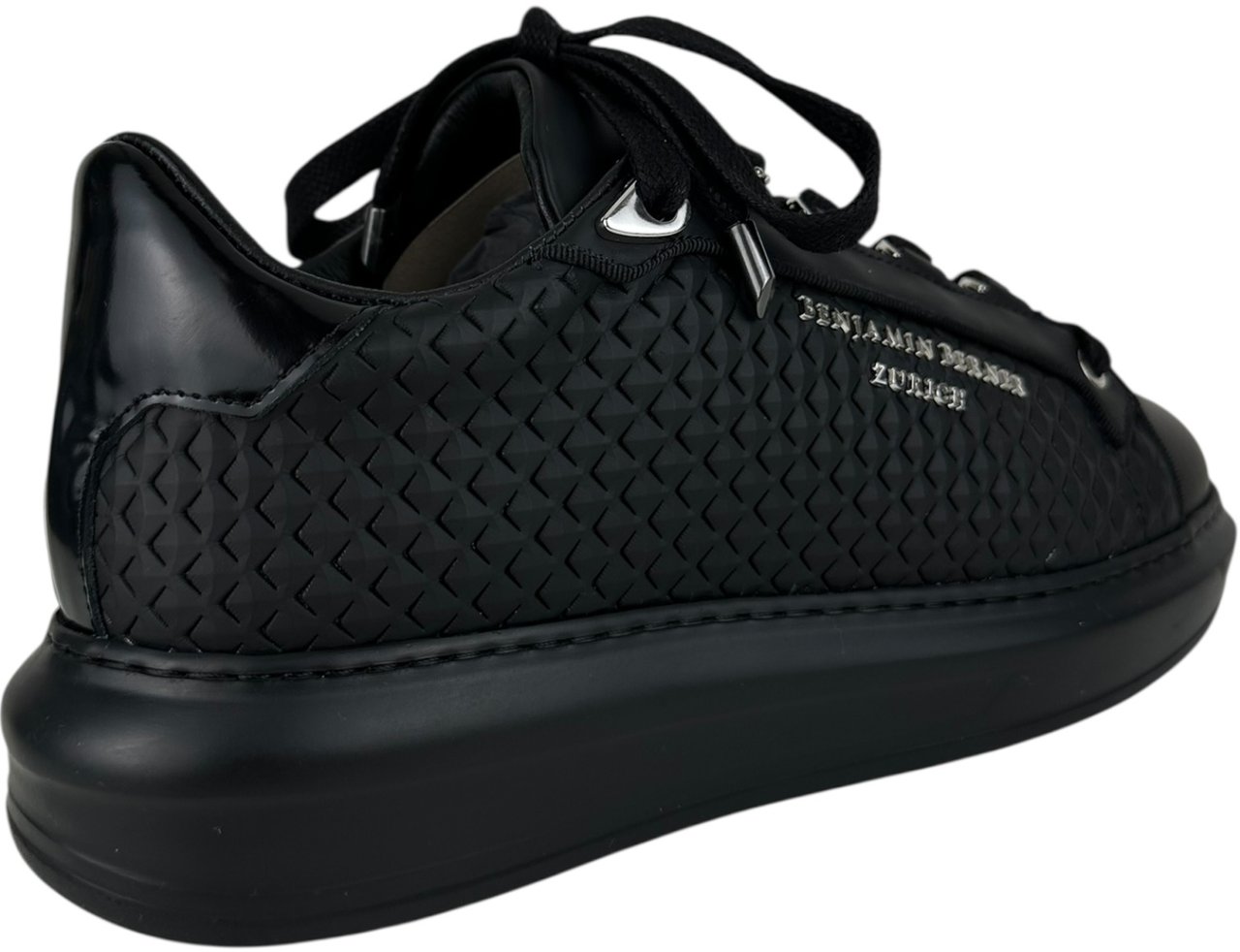 Benjamin Berner Heren Sneaker Zwart