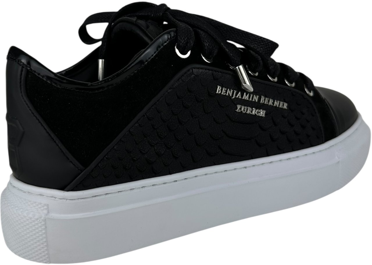 Benjamin Berner Heren Sneaker Zwart
