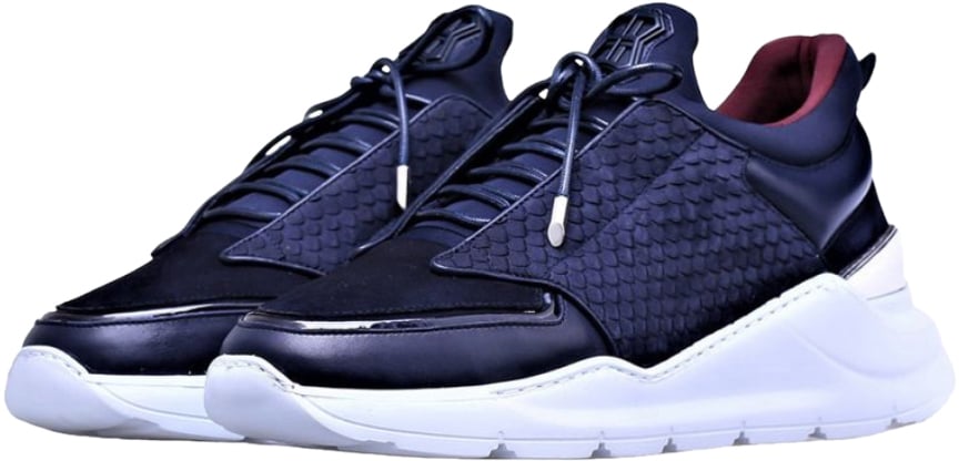 Benjamin Berner Cobra Cut Sneaker Blauw