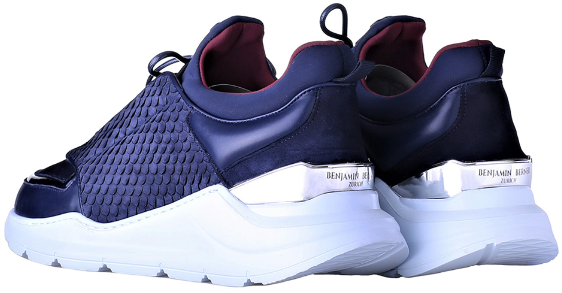Benjamin Berner Cobra Cut Sneaker Blauw