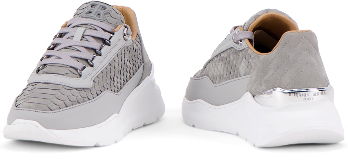 Benjamin Berner Sneaker Grijs Grijs