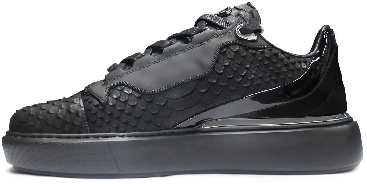 Benjamin Berner Sneaker Zwart Zwart