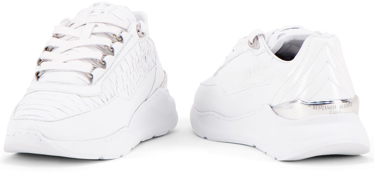 Benjamin Berner Sneaker Wit Wit