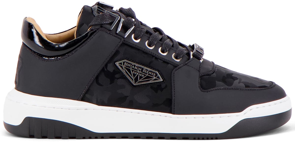 Benjamin Berner Sneaker Zwart Zwart