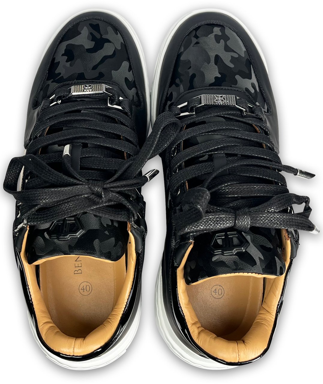 Benjamin Berner Sneaker Zwart Zwart