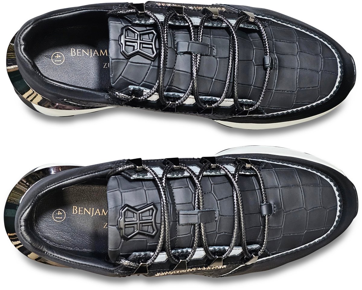 Benjamin Berner Sneaker Zwart Zwart