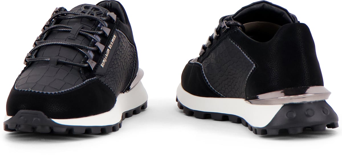 Benjamin Berner Sneaker Zwart Zwart