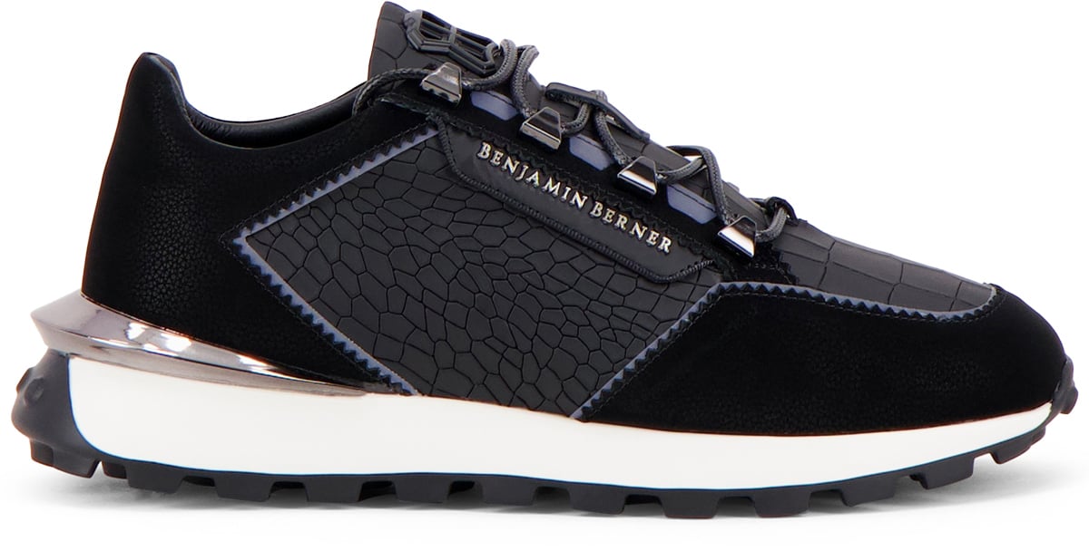 Benjamin Berner Sneaker Zwart Zwart