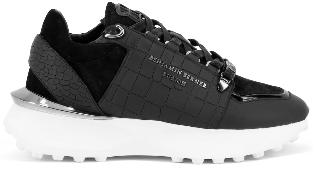 Benjamin Berner Sneaker Zwart Zwart