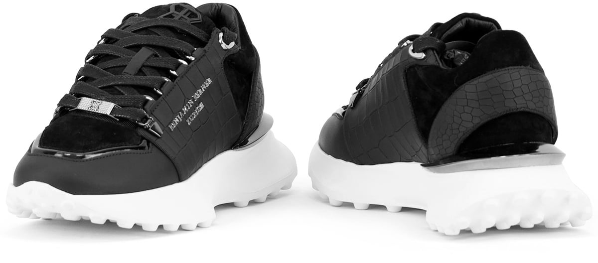 Benjamin Berner Sneaker Zwart Zwart
