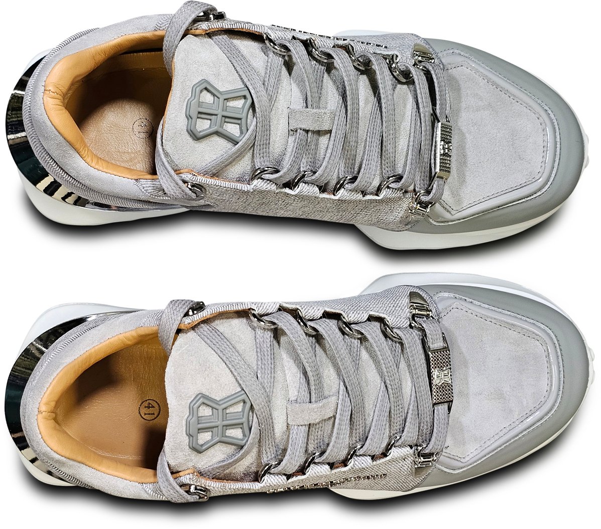 Benjamin Berner Sneaker Grijs Grijs