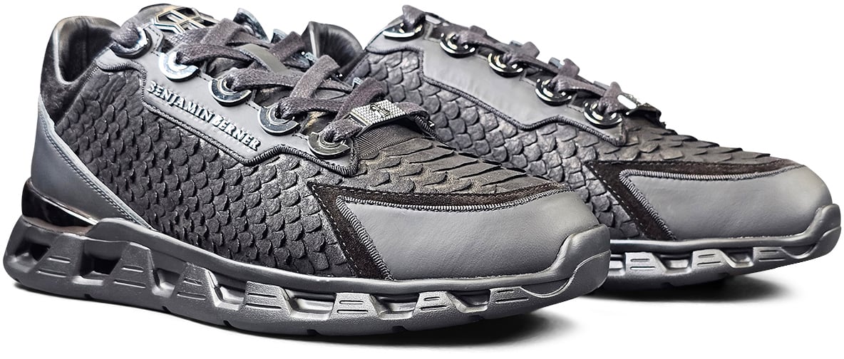 Benjamin Berner Sneaker Zwart Zwart