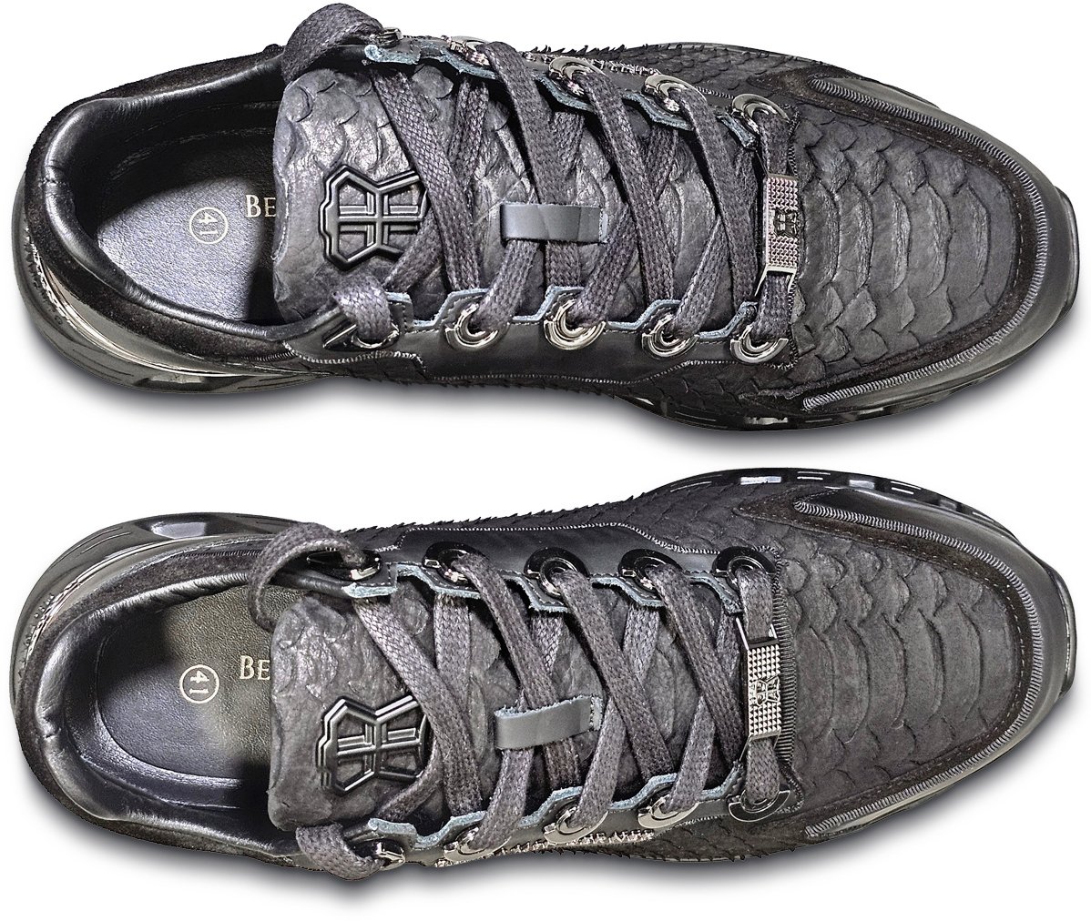 Benjamin Berner Sneaker Zwart Zwart
