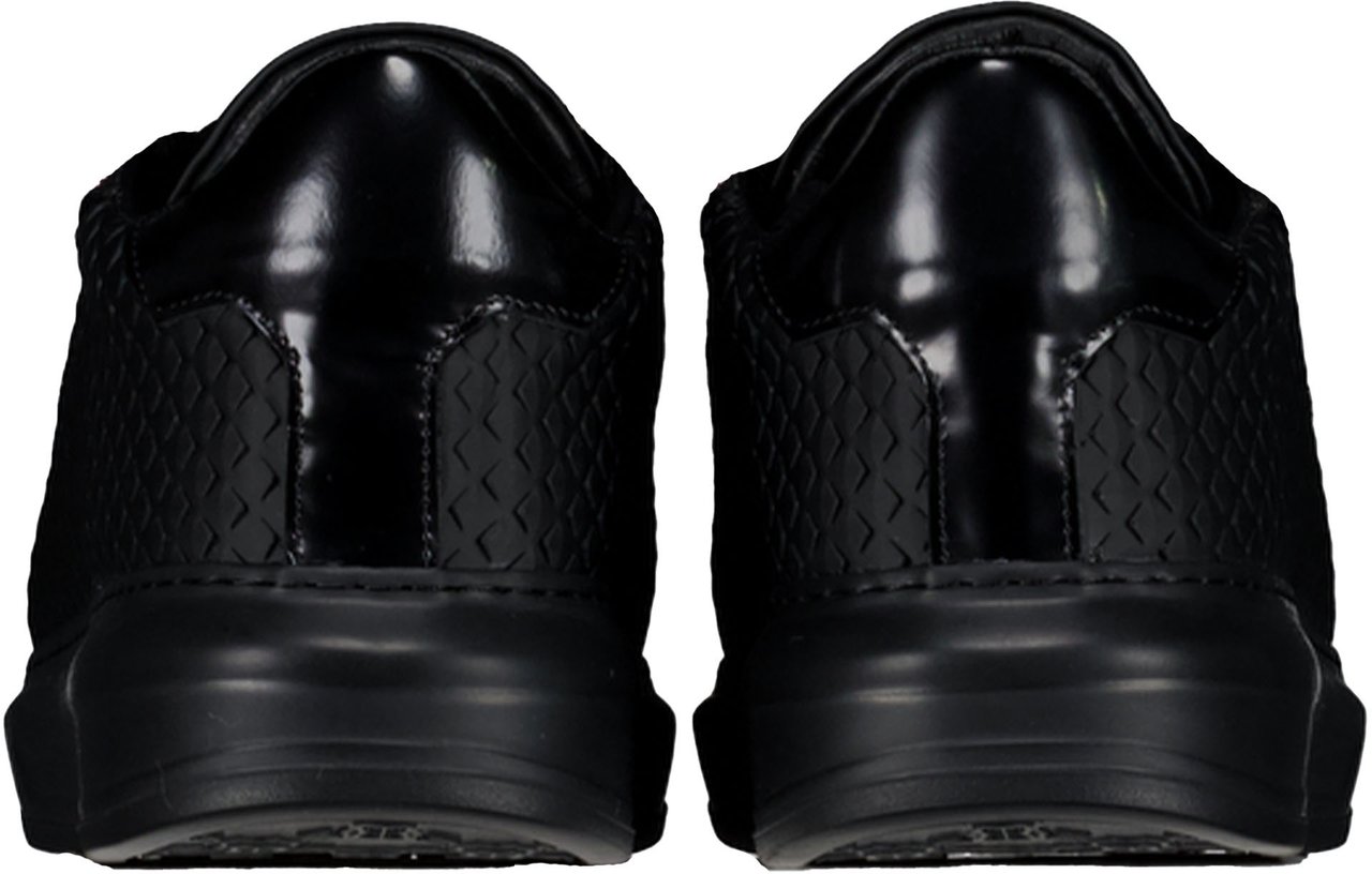 Benjamin Berner Benjamin Berner Rhombus Embossed Sneakers Zwart Bnj20190688 Zwart