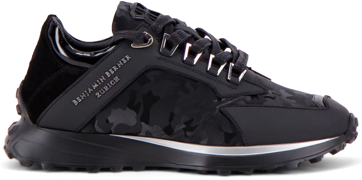 Benjamin Berner Sneaker Zwart Zwart