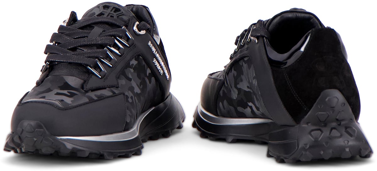 Benjamin Berner Sneaker Zwart Zwart