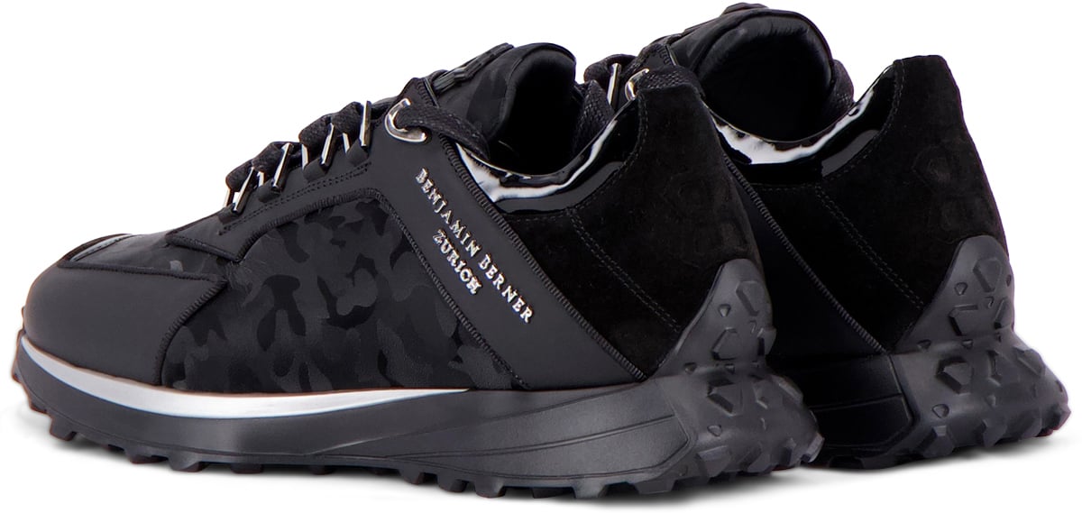 Benjamin Berner Sneaker Zwart Zwart