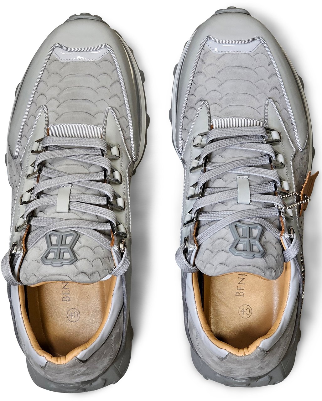 Benjamin Berner Sneaker Grijs Grijs