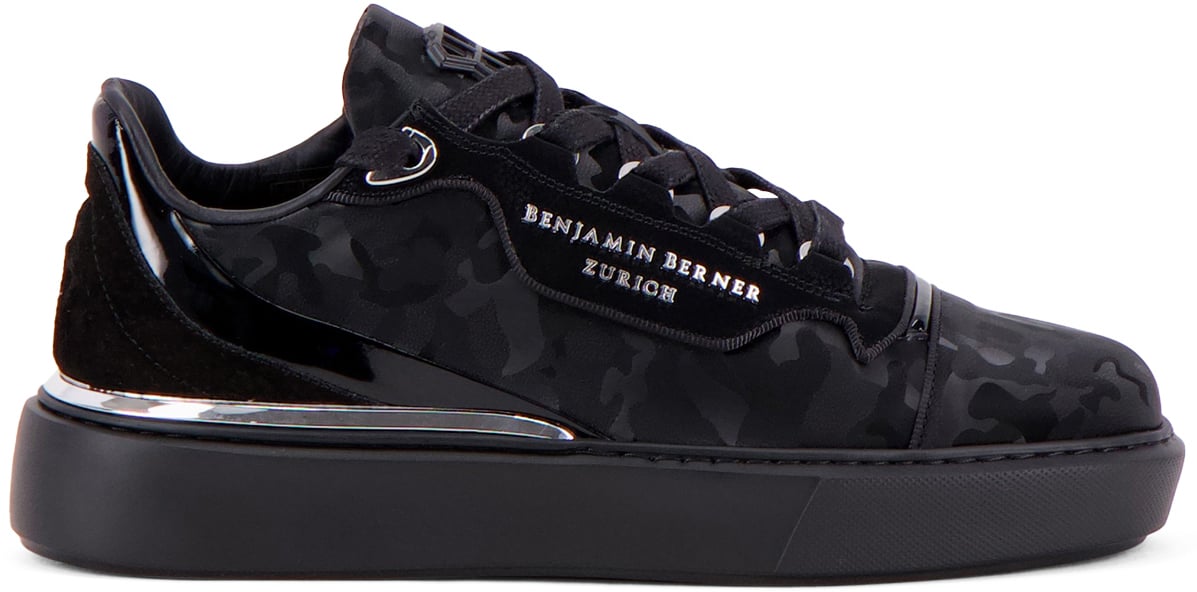 Benjamin Berner Sneaker Zwart Zwart