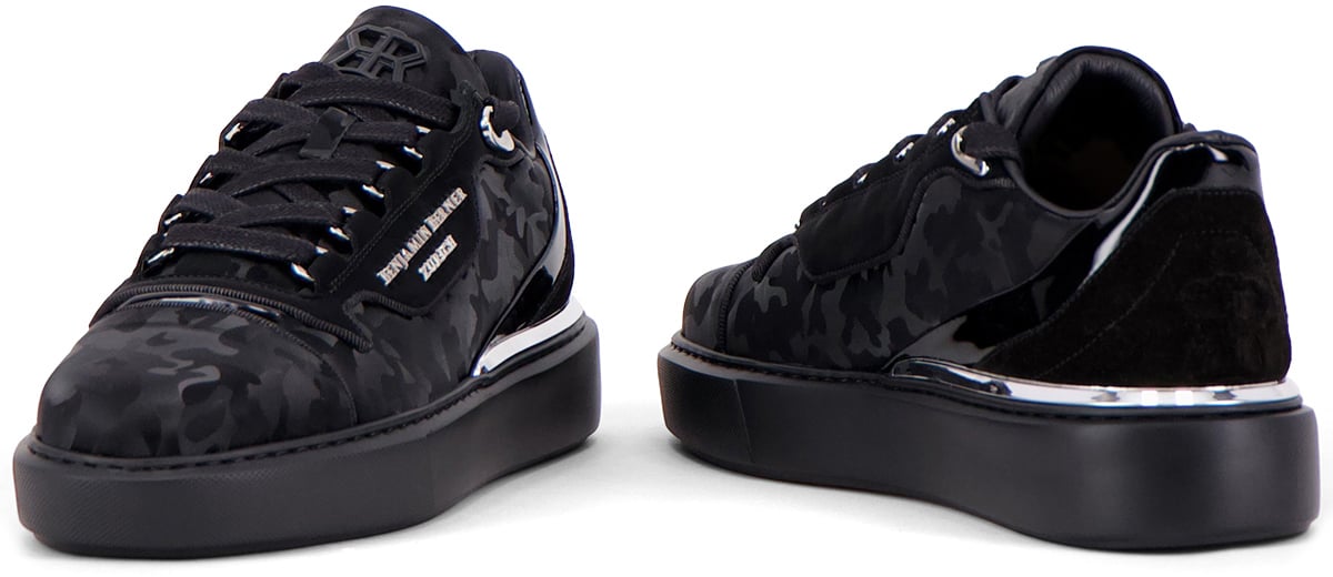 Benjamin Berner Sneaker Zwart Zwart