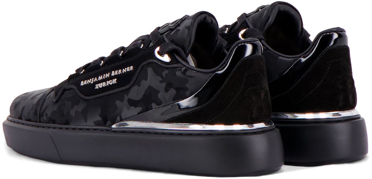 Benjamin Berner Sneaker Zwart Zwart
