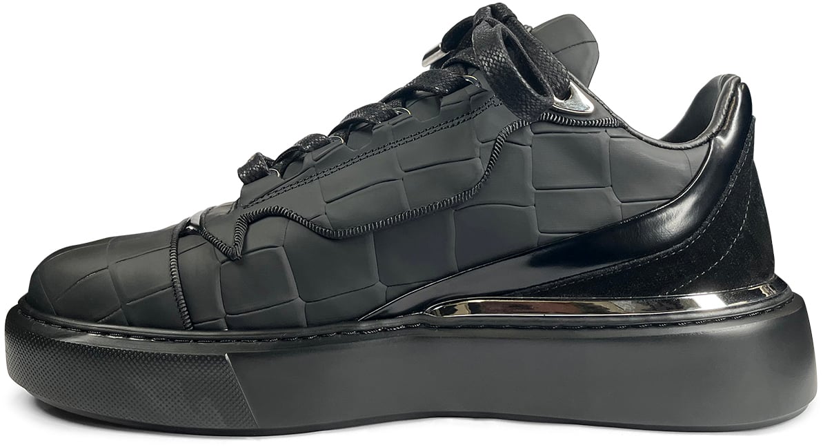 Benjamin Berner Sneaker Zwart Zwart