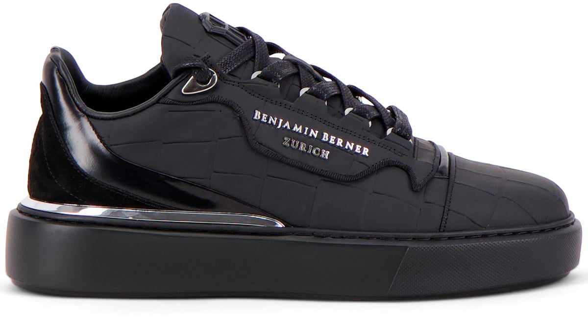 Benjamin Berner Sneaker Zwart Zwart
