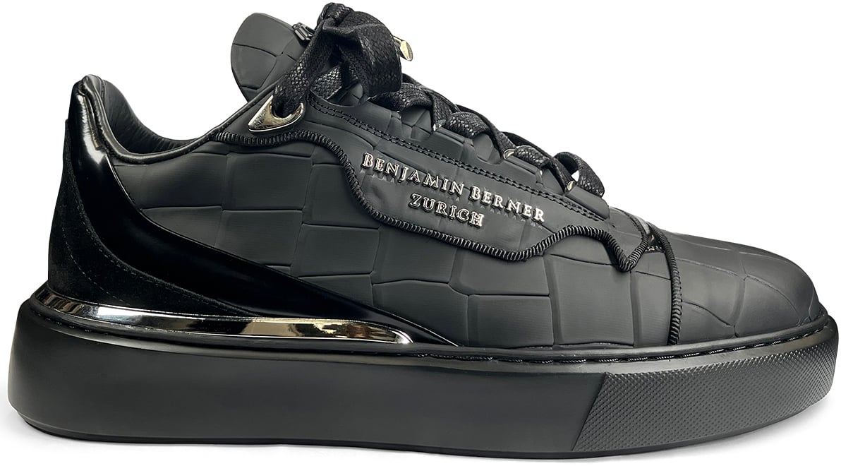 Benjamin Berner Sneaker Zwart Zwart