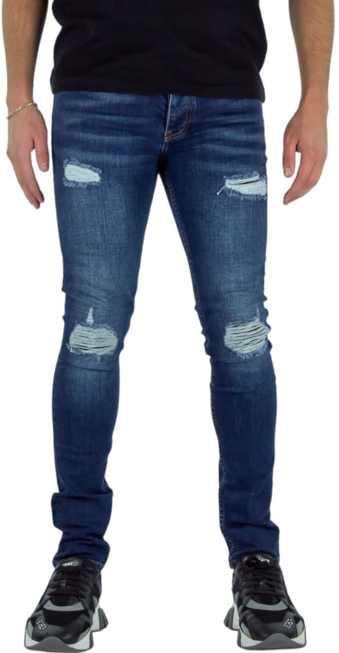 Richesse Heren Jeans Blauw