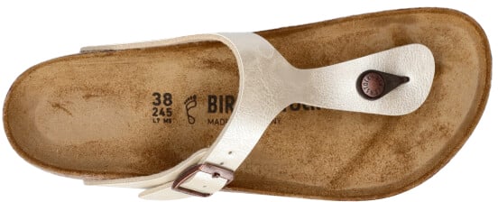 Birkenstock Birkenstock 943871 WHITE GIZEH Wit