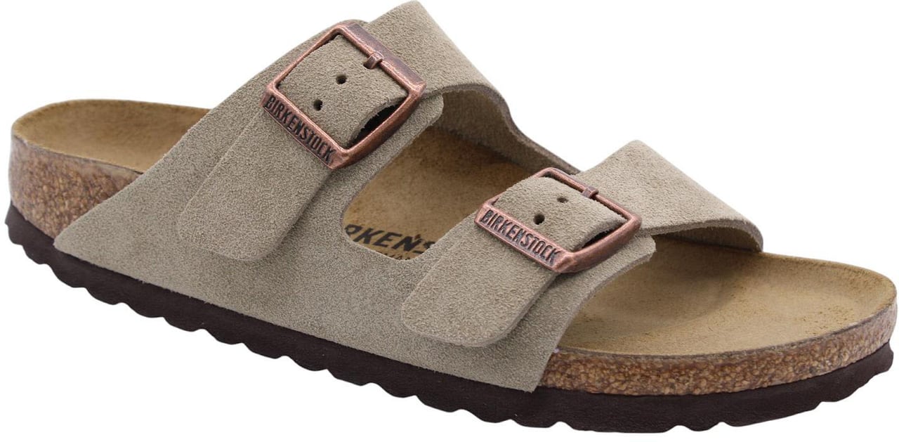 Birkenstock Slipper Taupe Taupe