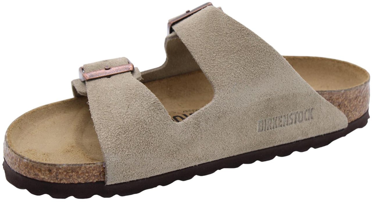 Birkenstock Slipper Taupe Taupe