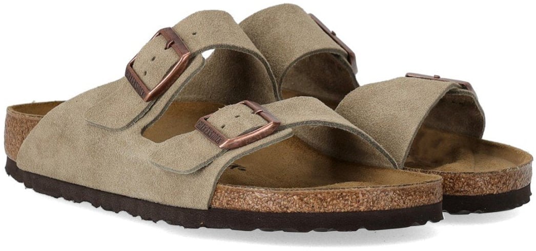 Birkenstock BIRKENSTOCK ARIZONA TAUPE UNISEX SANDAL Beige