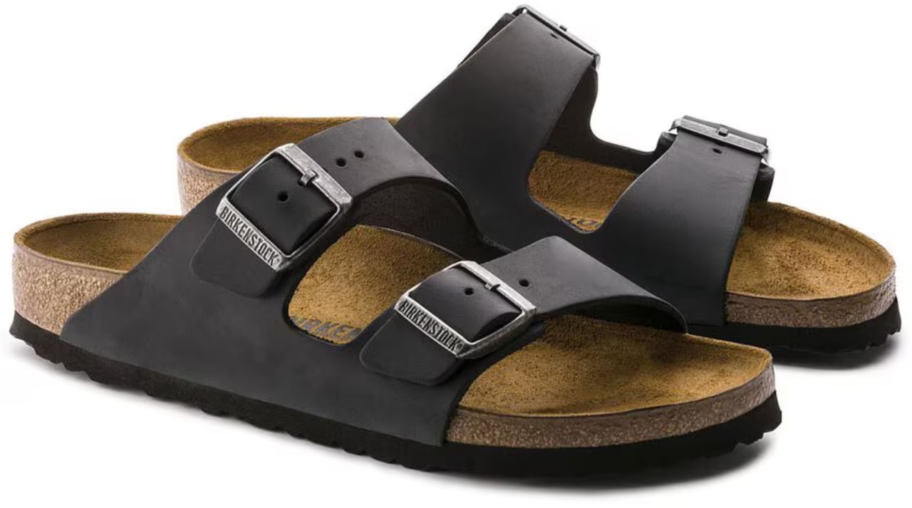 Birkenstock Birkenstock Arizona Leoi Slippers Zwart 0552111 Zwart
