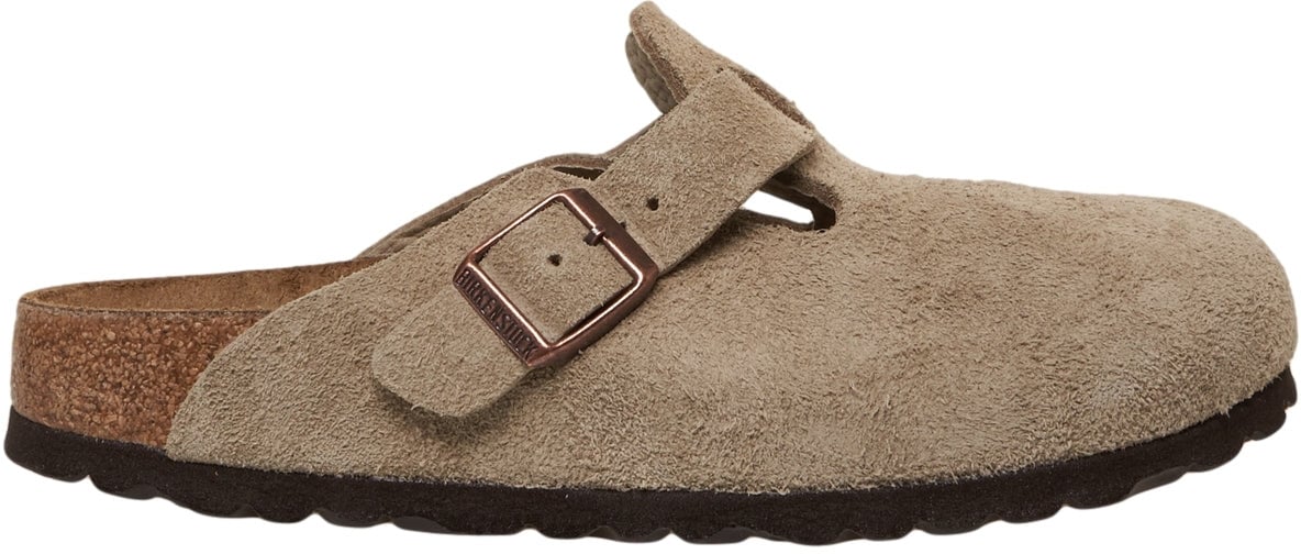 Birkenstock Clogs 'Boston' Taupe