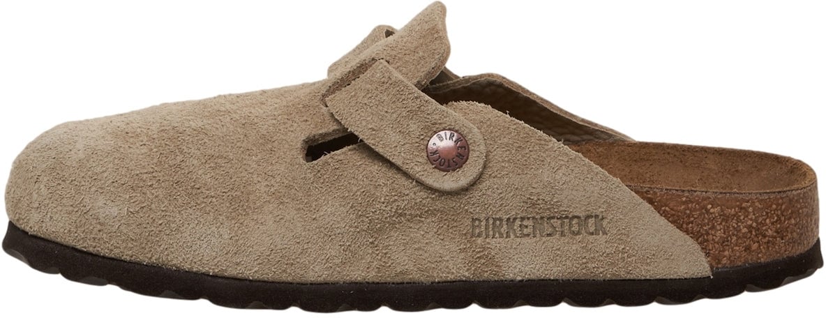 Birkenstock Clogs 'Boston' Taupe