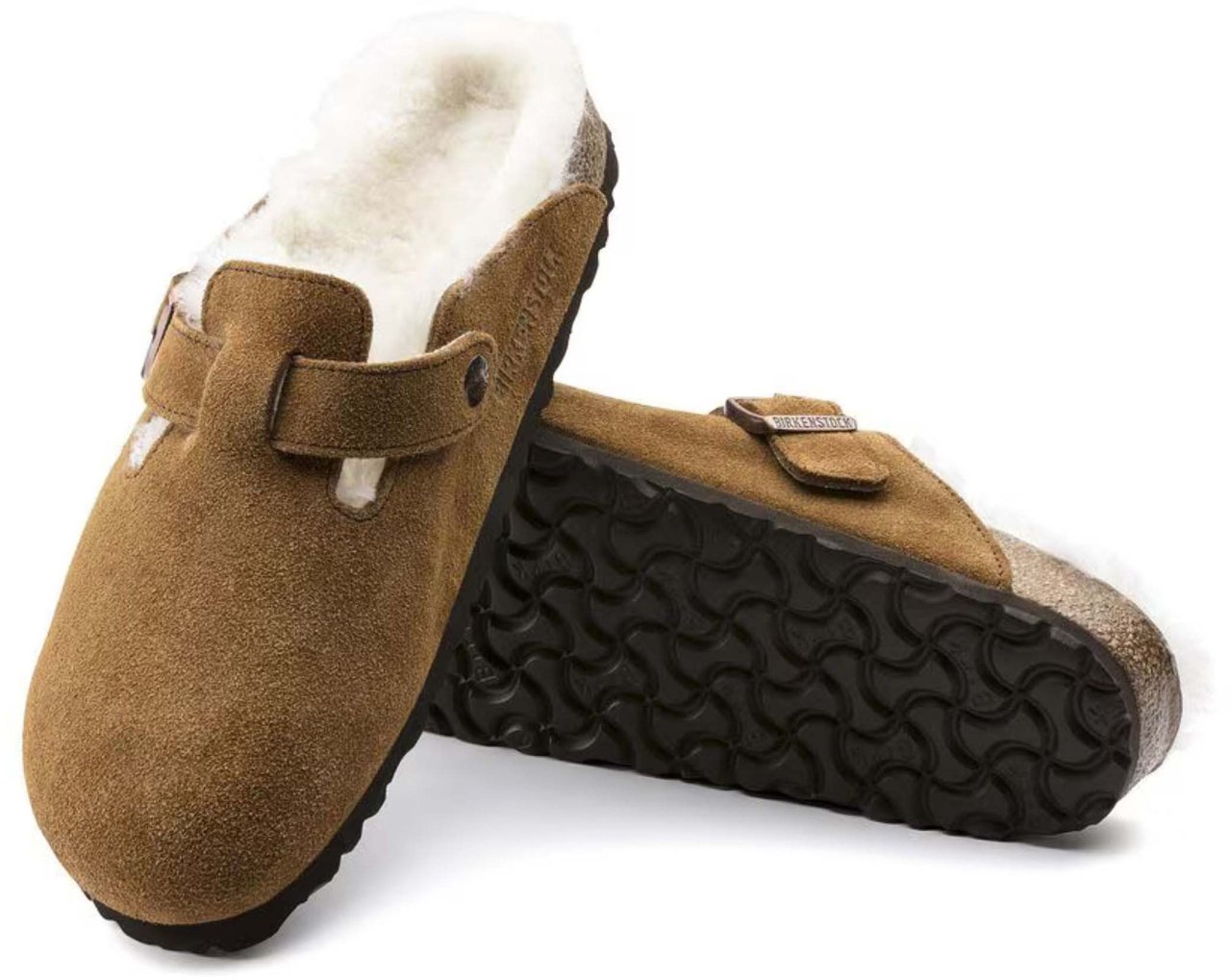 Birkenstock Birkenstock Boston Slippers Cognac 1001141 Bruin