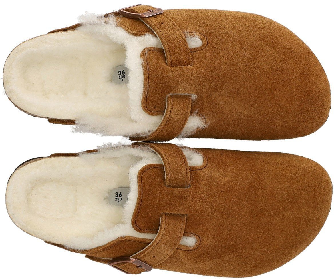 Birkenstock BIRKENSTOCK BOSTON SHEARLING MINK CLOG Bruin