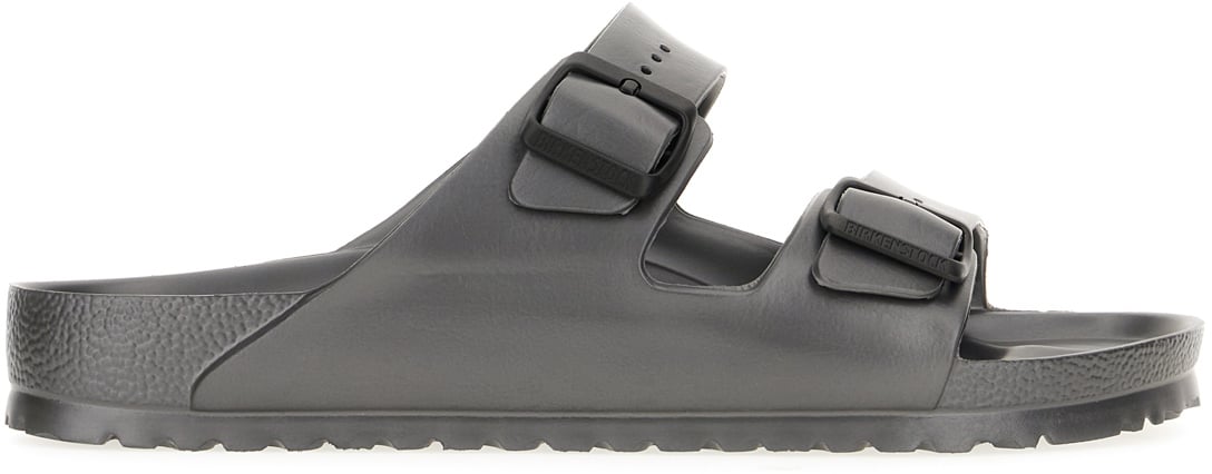 Birkenstock Birkenstock Graphite rubber Arizona sandals Grijs