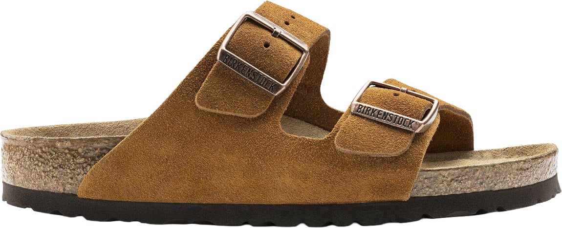 BIRKENSTOCK Arizona suede leather mink Bruin