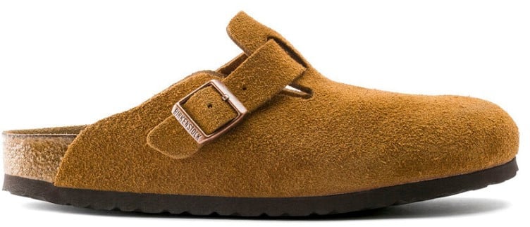 Birkenstock Birkenstock Boston Soft Footbed Suede Mink Bruin