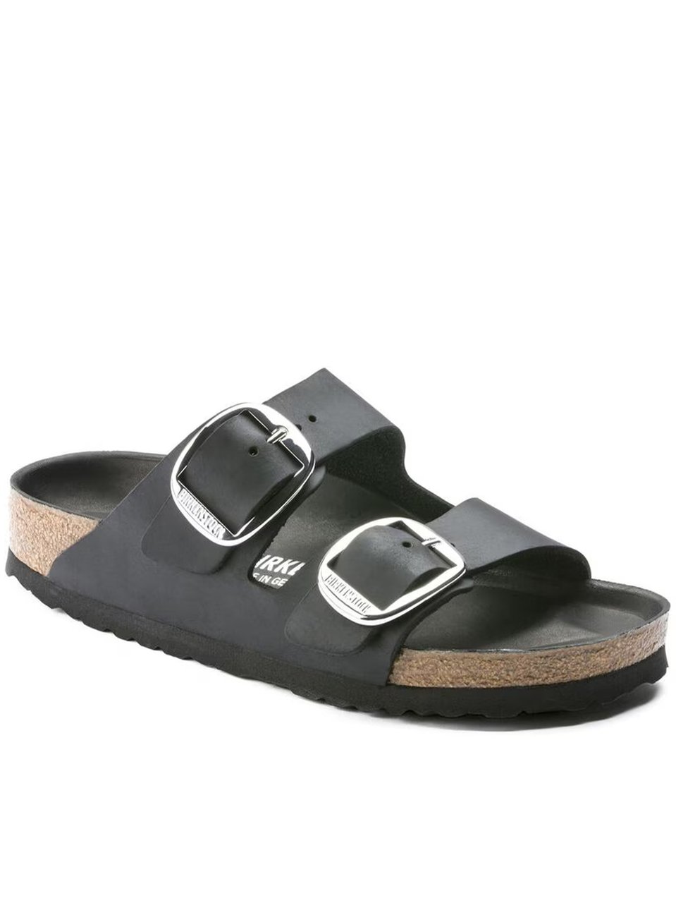 Birkenstock Arizona Big Buckle Slip On Sandals Grijs