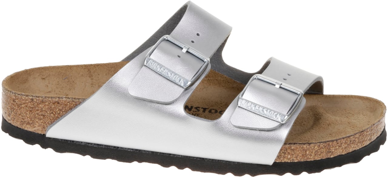 Birkenstock Flat Shoes D Argento Zilver