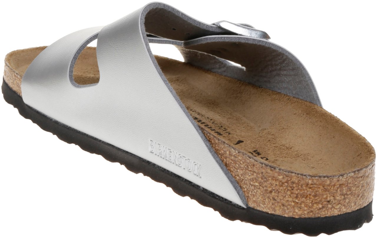 Birkenstock Flat Shoes D Argento Zilver