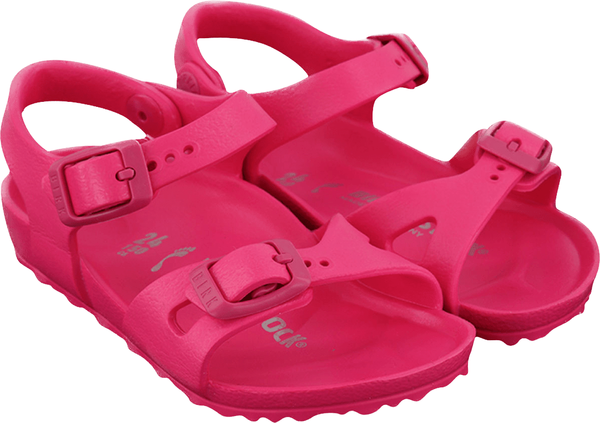 Birkenstock Birkenstock Kinder Meisjes Sandalen Eva Rio Fuchsia Roze