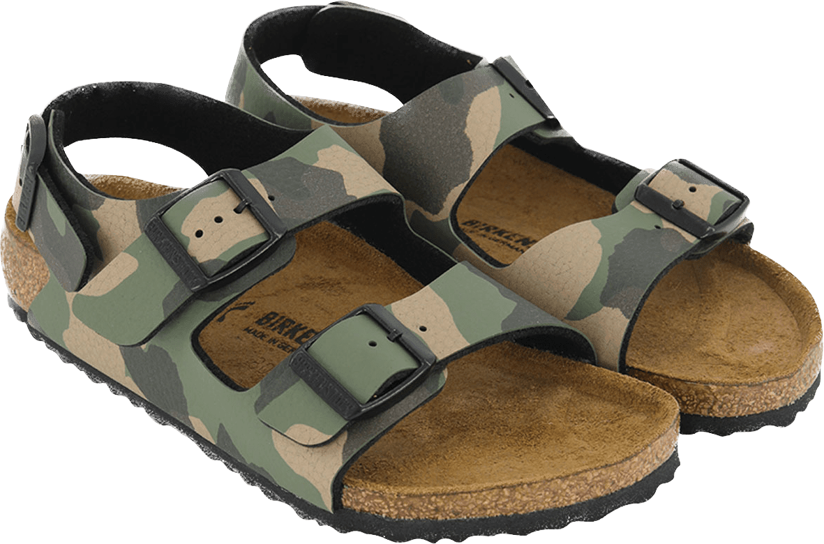 Birkenstock Birkenstock Kinder Jongens Sandalen Army Groen