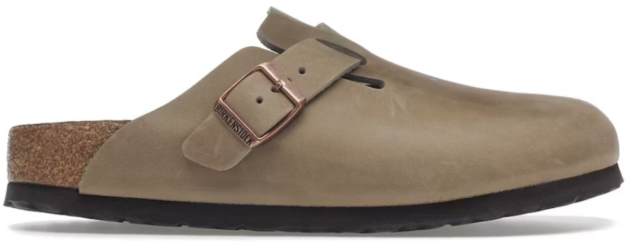 Birkenstock Birkenstock Boston Soft Footbed Oiled Leather Tobacco Brown Bruin